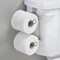 mDesign Over Tank Toilet Tissue Paper Roll Holder / Dispenser